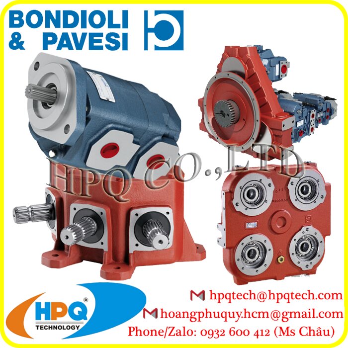 Hộp số truyền động Bondioli Pavesi